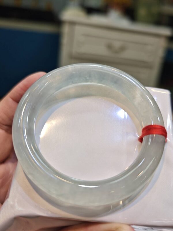 🔥 放光玻璃種粗圓骨 正圈手鐲 🔥