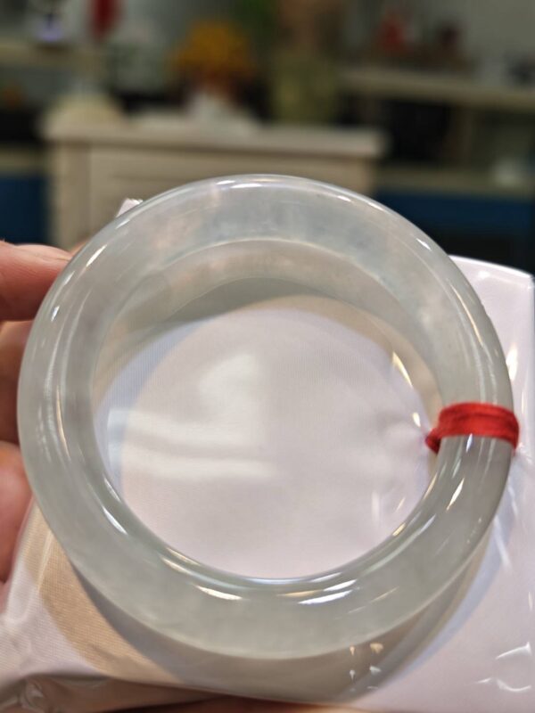 🔥 放光玻璃種粗圓骨 正圈手鐲 🔥