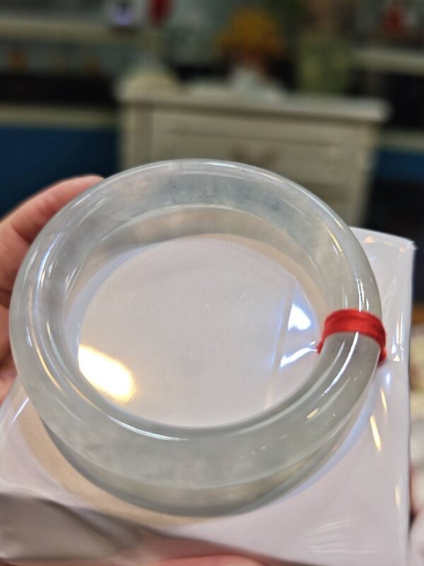 🔥 放光玻璃種粗圓骨 正圈手鐲 🔥