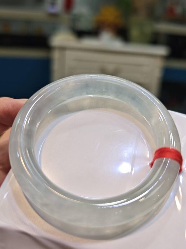 🔥 放光玻璃種粗圓骨 正圈手鐲 🔥