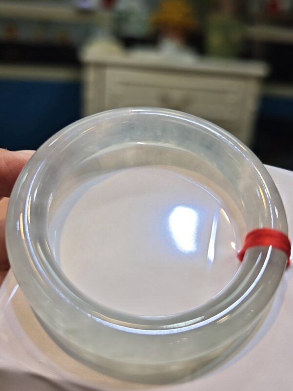 🔥 放光玻璃種粗圓骨 正圈手鐲 🔥