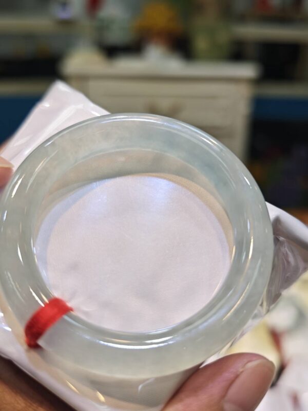 🔥 放光玻璃種粗圓骨 正圈手鐲 🔥