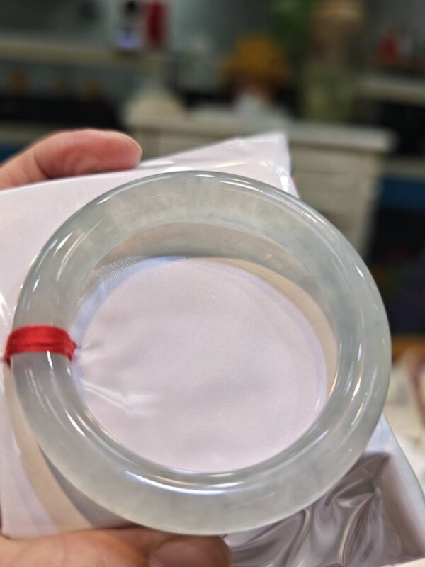 🔥 放光玻璃種粗圓骨 正圈手鐲 🔥