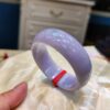 🌸 紫羅蘭正圈輪胎鐲｜天然緬甸玉A貨 🌸