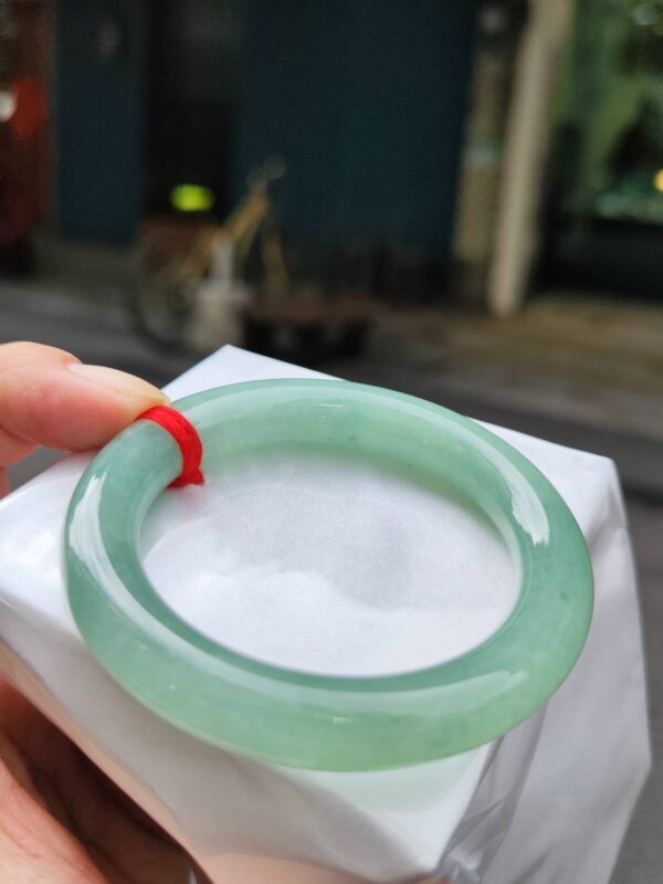 🔥 冰種滿綠粗圓骨 正圈手鐲 🔥