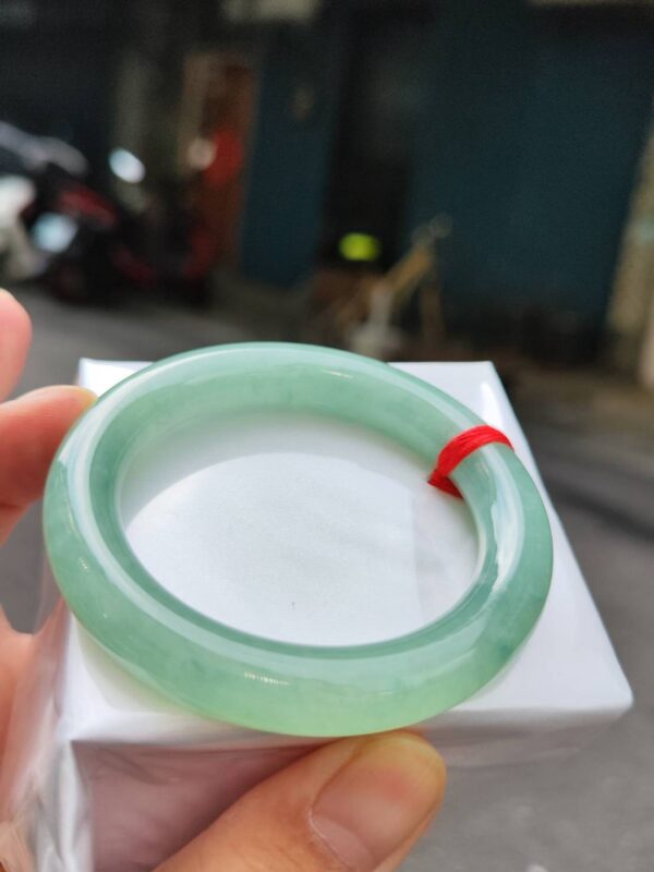 🔥 冰種滿綠粗圓骨 正圈手鐲 🔥