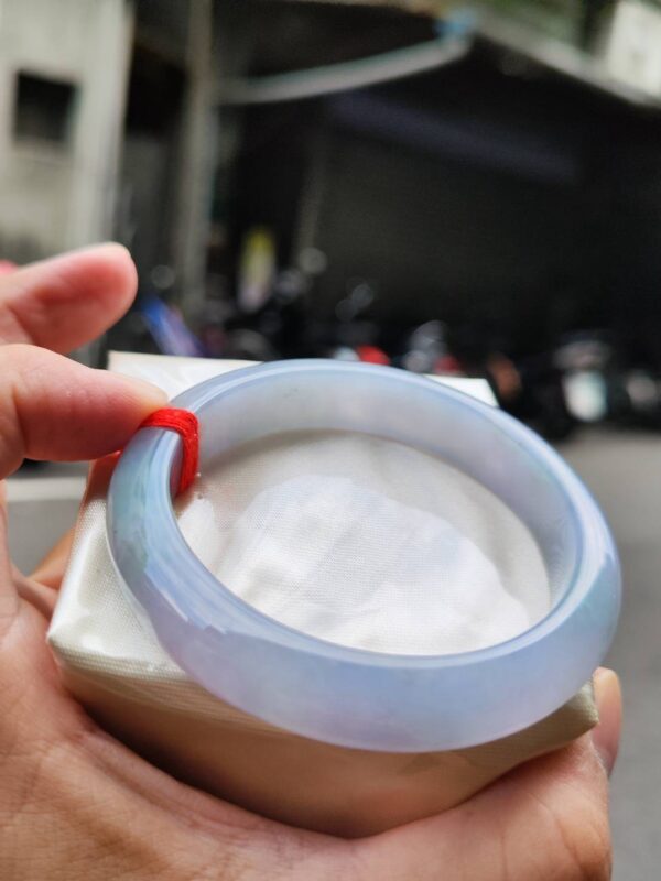 🌸冰種芙蓉紫羅蘭正圈手鐲｜天然緬甸玉A貨 🌸