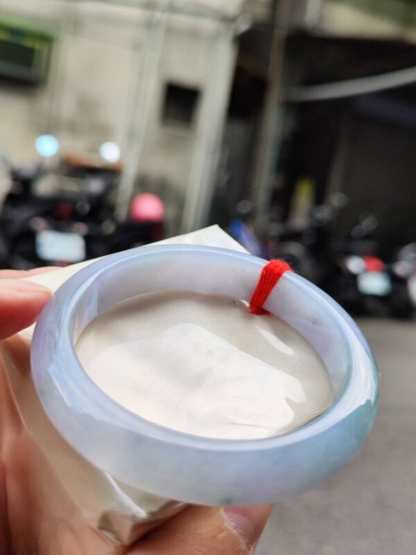 🌸冰種芙蓉紫羅蘭正圈手鐲｜天然緬甸玉A貨 🌸