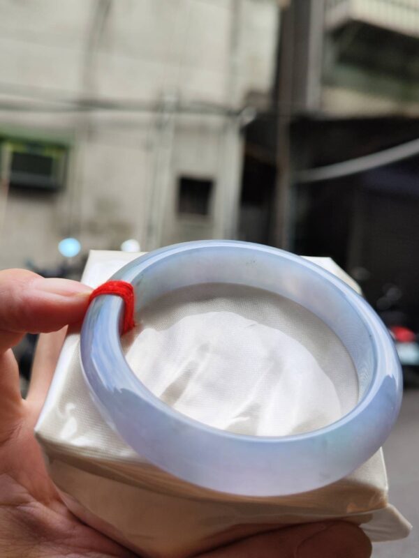 🌸冰種芙蓉紫羅蘭正圈手鐲｜天然緬甸玉A貨 🌸