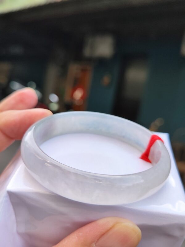 💎天然緬甸玉A貨放光玻璃種正圈手鐲 💎