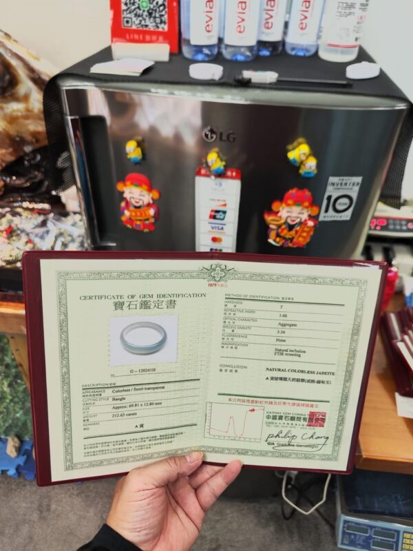 💎天然緬甸玉A貨放光玻璃種正圈手鐲 💎