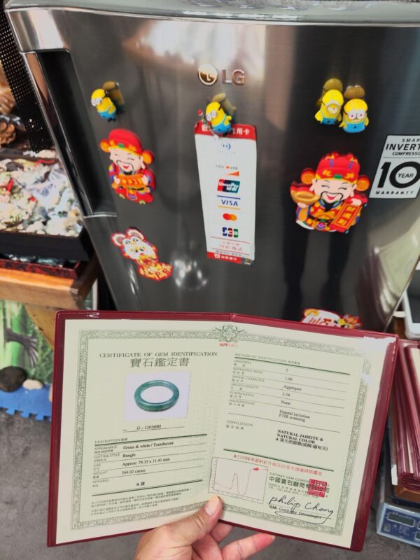 🔥 冰透滿綠粗圓骨 正圈手鐲 🔥
✨天然緬甸玉A貨 ✨