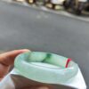 💎天然緬甸玉A貨冰玻種寬版正圈手鐲 💎