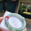 💎天然緬甸玉A貨 冰種飄花圓骨正圈手鐲 💎
