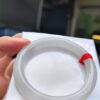 💎天然緬甸玉A貨 冰種白月光正圈手鐲 💎