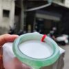✨天然緬甸玉A貨 ✨🔥冰種 飄陽綠正圈圓骨手鐲 🔥