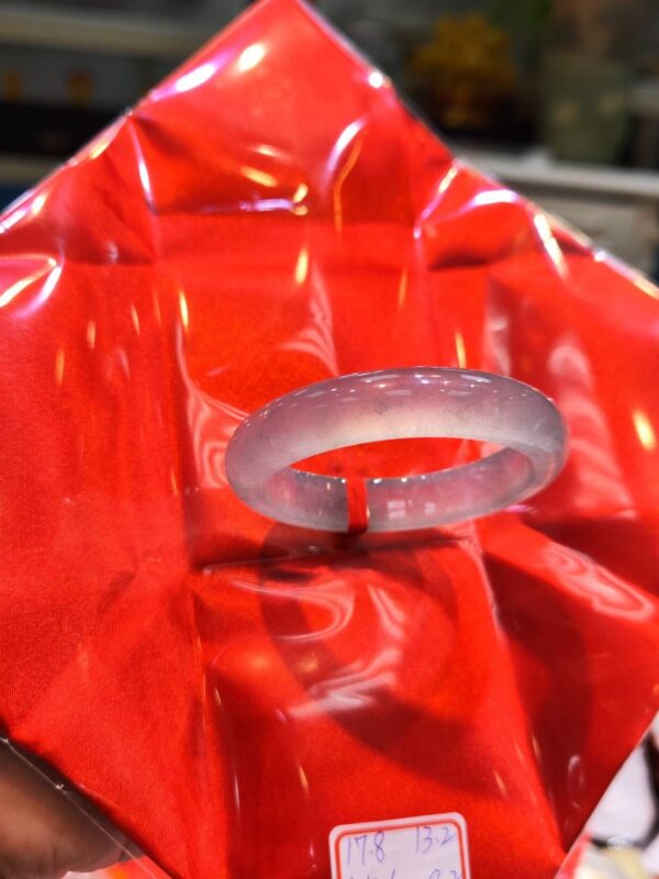 ✨ 頂級放光玻璃種飄花正圈手鐲 ✨