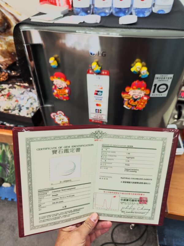 ✨ 頂級放光玻璃種 正圈厚庄手鐲 ✨