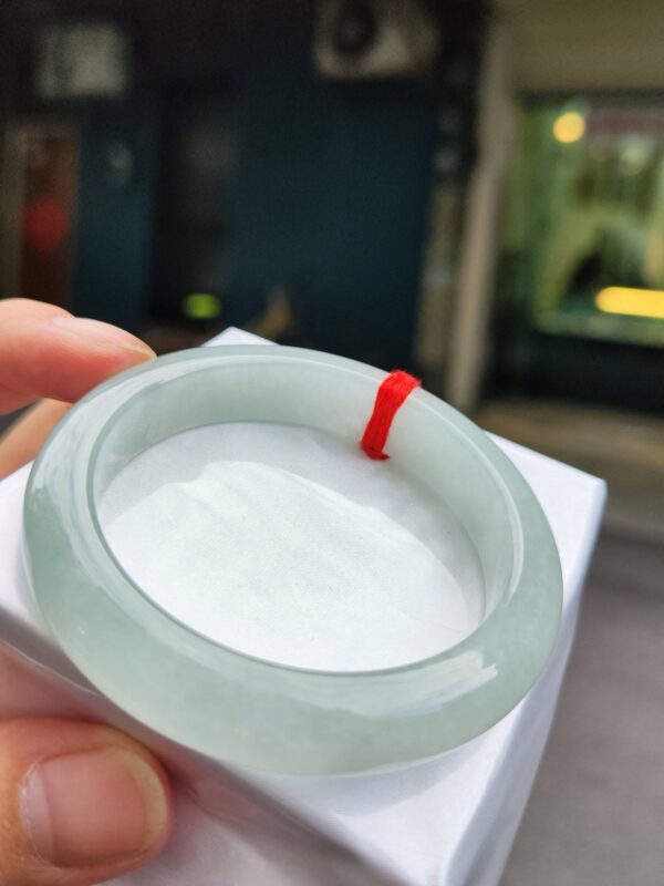 🌸  冰種白月光正圈厚庄手鐲  天然緬甸玉A貨 🌸