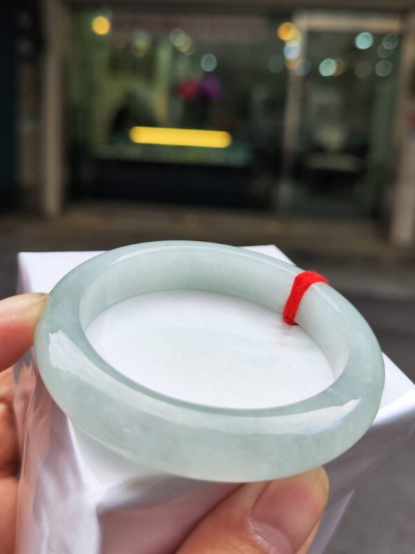🌸  冰種白月光正圈厚庄手鐲  天然緬甸玉A貨 🌸