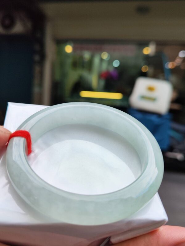 🌸  冰種白月光正圈厚庄手鐲  天然緬甸玉A貨 🌸