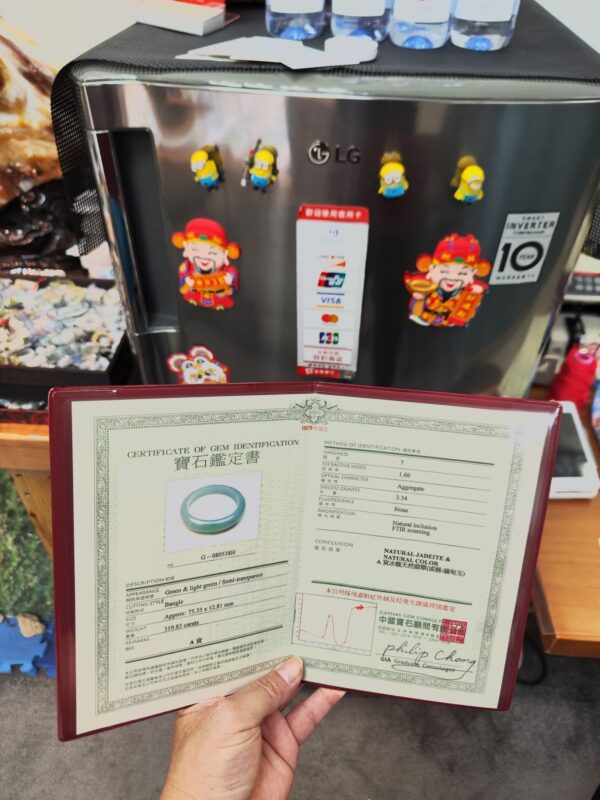 🌸  冰種蘋果綠正圈厚庄手鐲  天然緬甸玉A貨 🌸