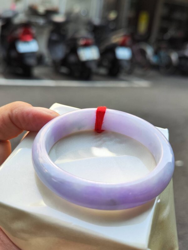 🌸濃豔紫羅蘭貴妃鐲 天然緬甸玉A貨 🌸