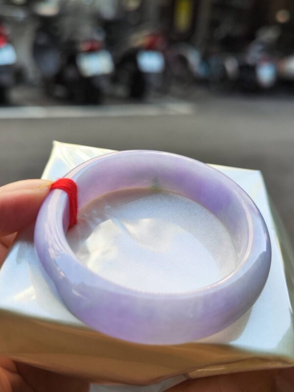 🌸濃豔紫羅蘭貴妃鐲 天然緬甸玉A貨 🌸