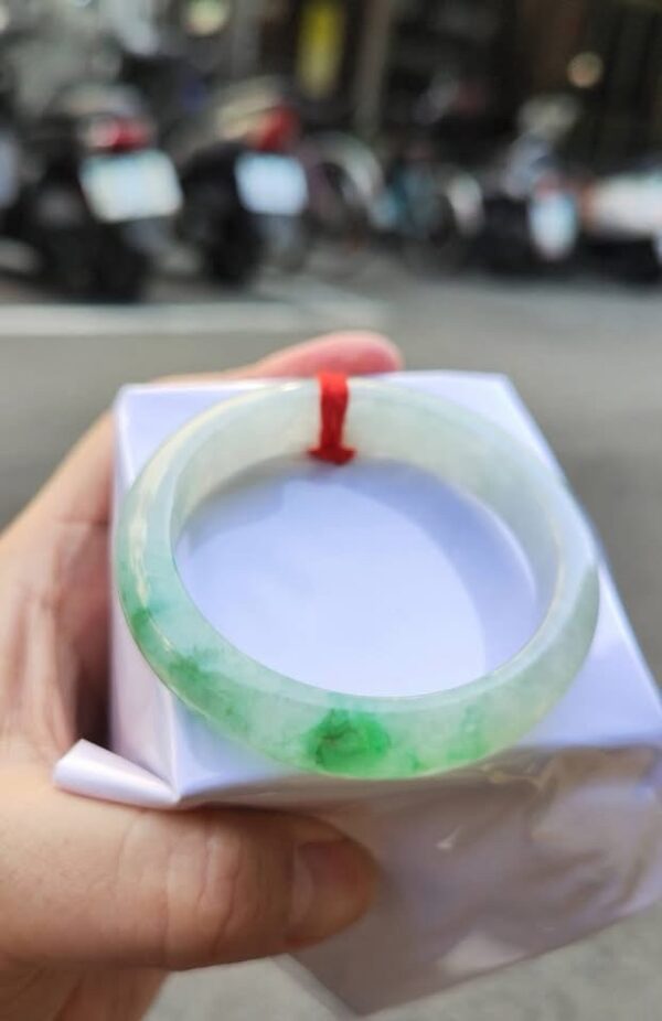 🌸 飄陽綠正圈手鐲 天然緬甸玉A貨 🌸