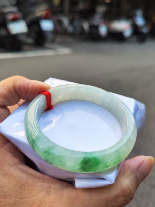 🌸 飄陽綠正圈手鐲 天然緬甸玉A貨 🌸