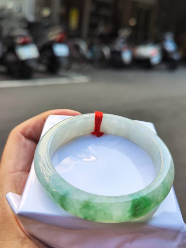 🌸 飄陽綠正圈手鐲 天然緬甸玉A貨 🌸