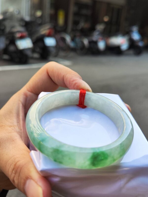 🌸 飄陽綠正圈手鐲 天然緬甸玉A貨 🌸