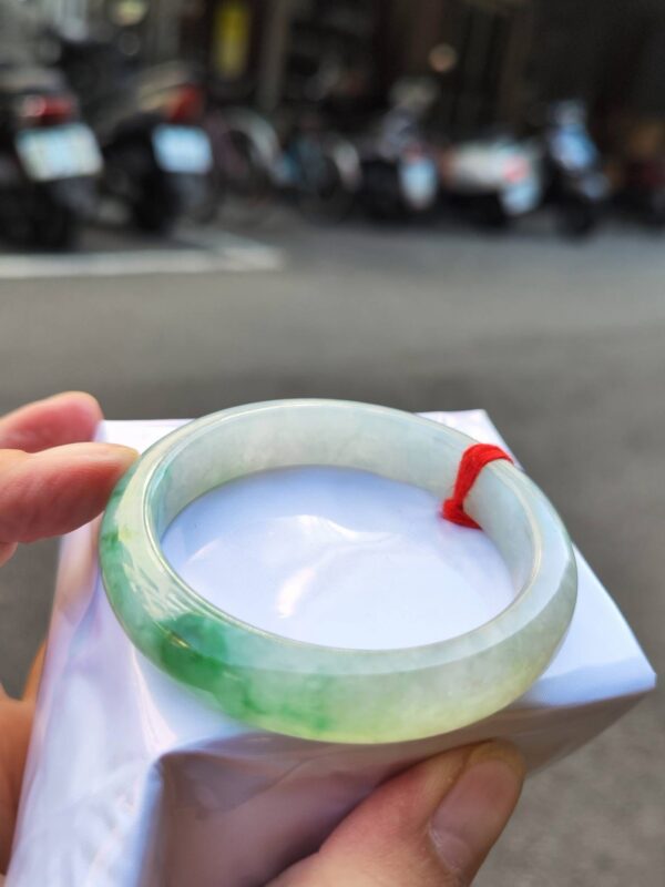 🌸 飄陽綠正圈手鐲 天然緬甸玉A貨 🌸