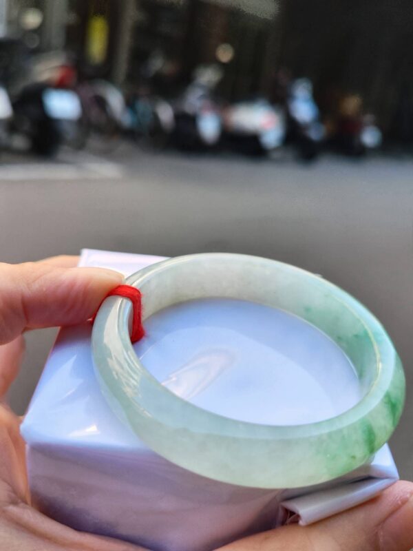 🌸 飄陽綠正圈手鐲 天然緬甸玉A貨 🌸