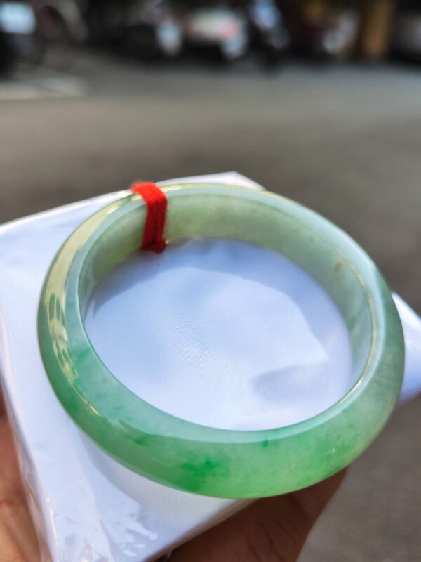 img_9317-2 🌸 飄陽綠正圈手鐲 天然緬甸玉A貨 🌸