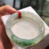 img_9329-2 🌸 冰種飄綠正圈手鐲 天然緬花甸玉A貨 🌸