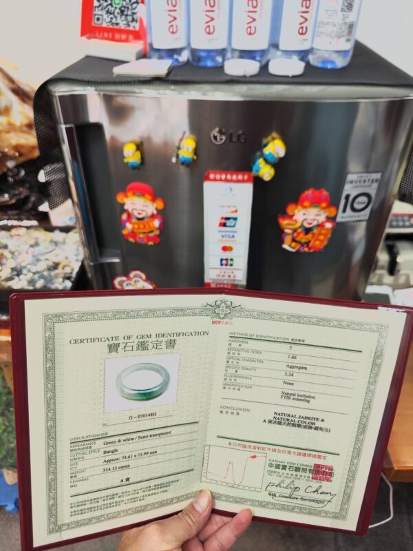 🌸  冰種飄陽綠正圈手鐲  天然緬甸玉A貨 🌸