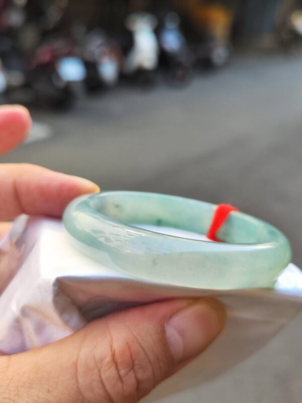 img_9376 🌸 冰玻微起光正圈手鐲 天然緬甸玉A貨 🌸