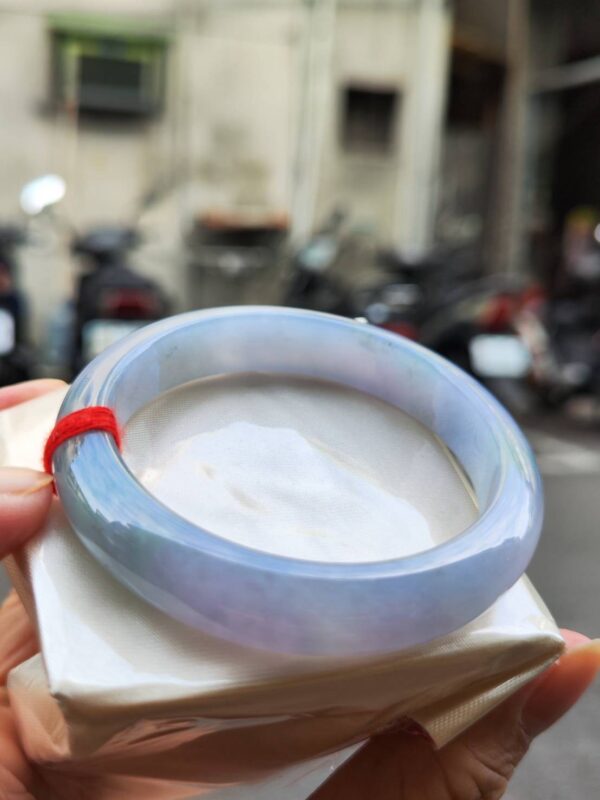 🌸冰種濃紫羅蘭正圈手鐲  天然緬甸玉A貨 🌸