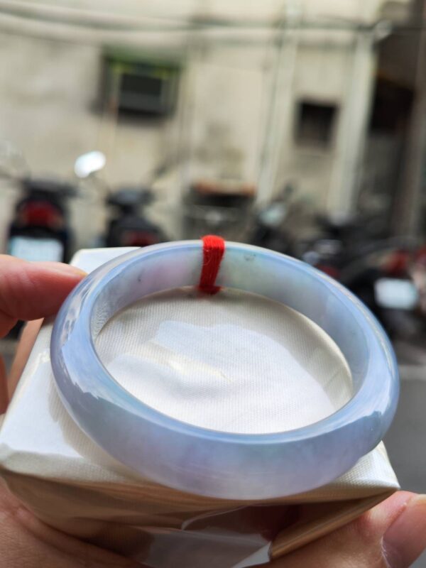 🌸冰種濃紫羅蘭正圈手鐲  天然緬甸玉A貨 🌸