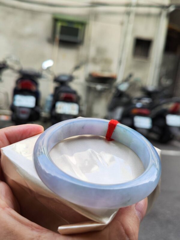 🌸冰種濃紫羅蘭正圈手鐲  天然緬甸玉A貨 🌸