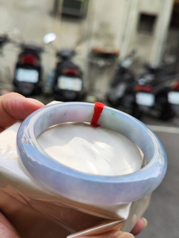 🌸冰種濃紫羅蘭正圈手鐲  天然緬甸玉A貨 🌸