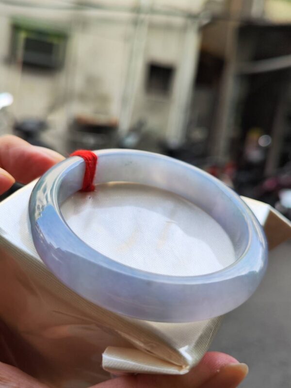 🌸冰種濃紫羅蘭正圈手鐲  天然緬甸玉A貨 🌸