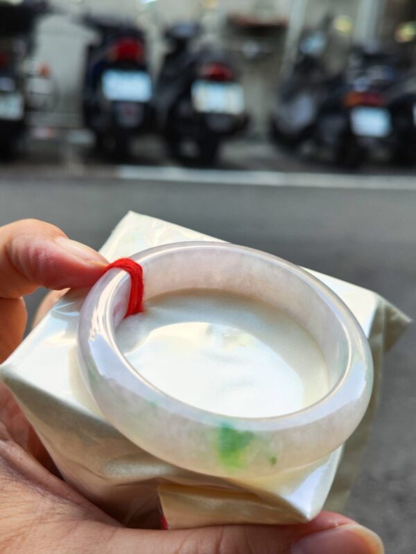 🌸冰種濃紫羅蘭春彩正圈手鐲  天然緬甸玉A貨 🌸