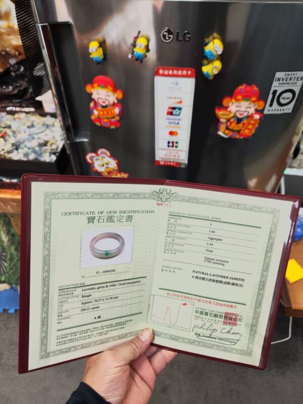 🌸冰種濃紫羅蘭春彩正圈手鐲  天然緬甸玉A貨 🌸