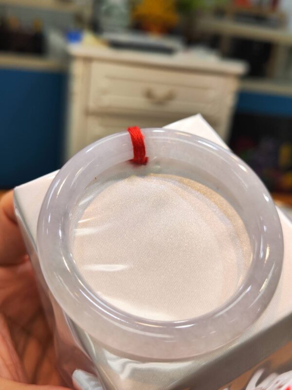 🌸  冰種白月光圓骨正圈手鐲  天然緬甸玉A貨 🌸