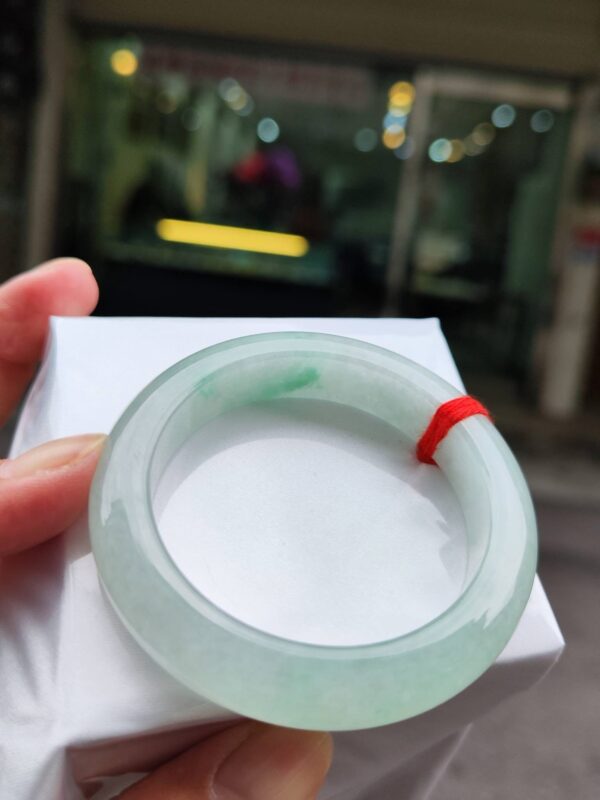 🌸  冰種淡果綠正圈手鐲  天然緬甸玉A貨 🌸