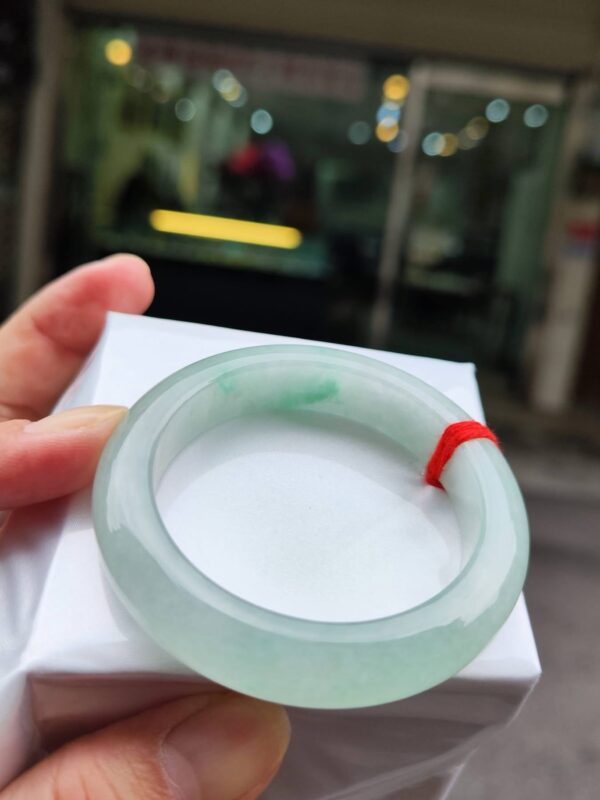 🌸  冰種淡果綠正圈手鐲  天然緬甸玉A貨 🌸
