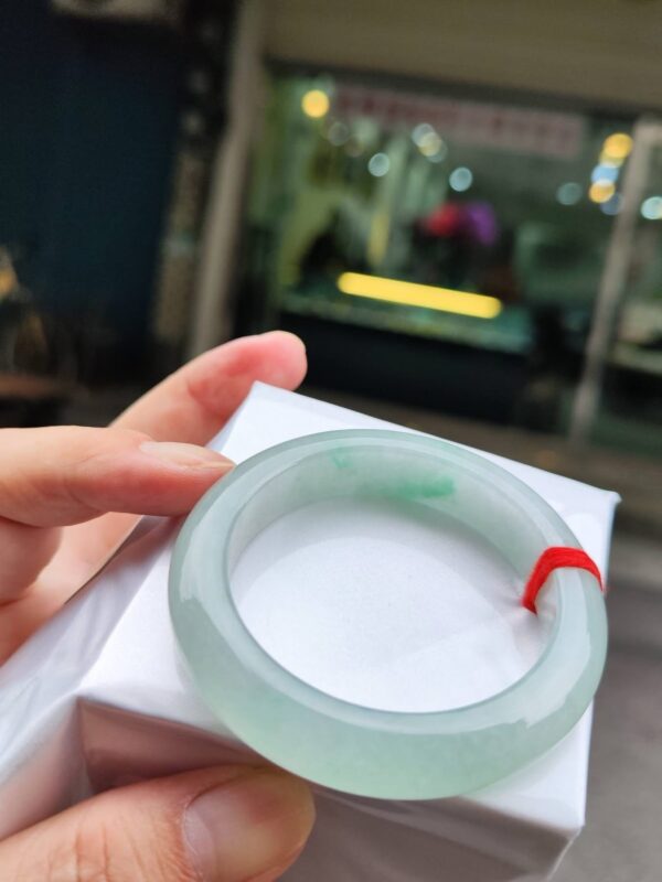 🌸  冰種淡果綠正圈手鐲  天然緬甸玉A貨 🌸