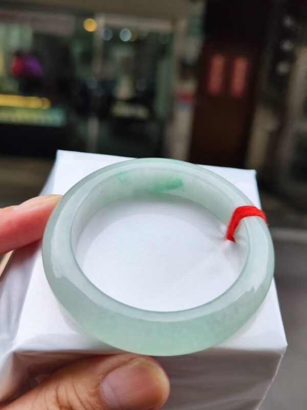 🌸  冰種淡果綠正圈手鐲  天然緬甸玉A貨 🌸